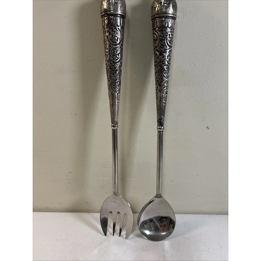 Pottery Barn Madena Salad Serving Utensil Kit 16